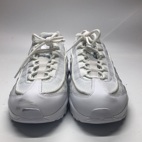 Mens Nike AirMax 95 Essential White CT1268-100 USED Size 10 - Picture 3 of 12
